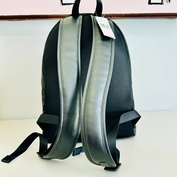 MICHAEL KORS EVERETT BLACK NYLON FRONT POCKET BACKPACK LARGE UNISEX $199 main image 10